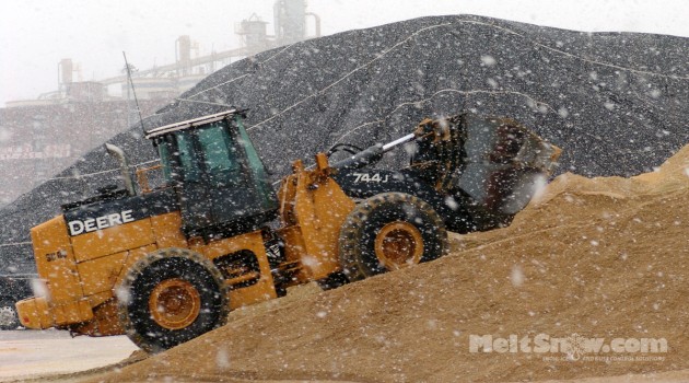 treated salt loader